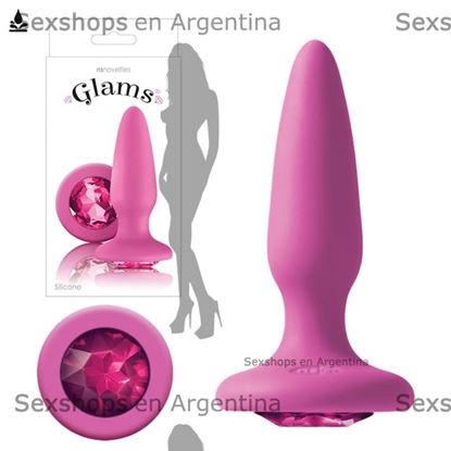 Joya anal rosa de 5 cm